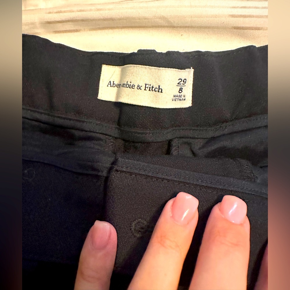 Abercrombie ultra high rise Sloane tailored shorts